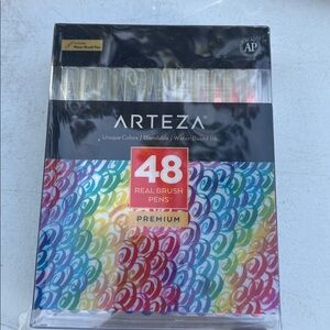 Real Brush Pens Set - 48 Colors